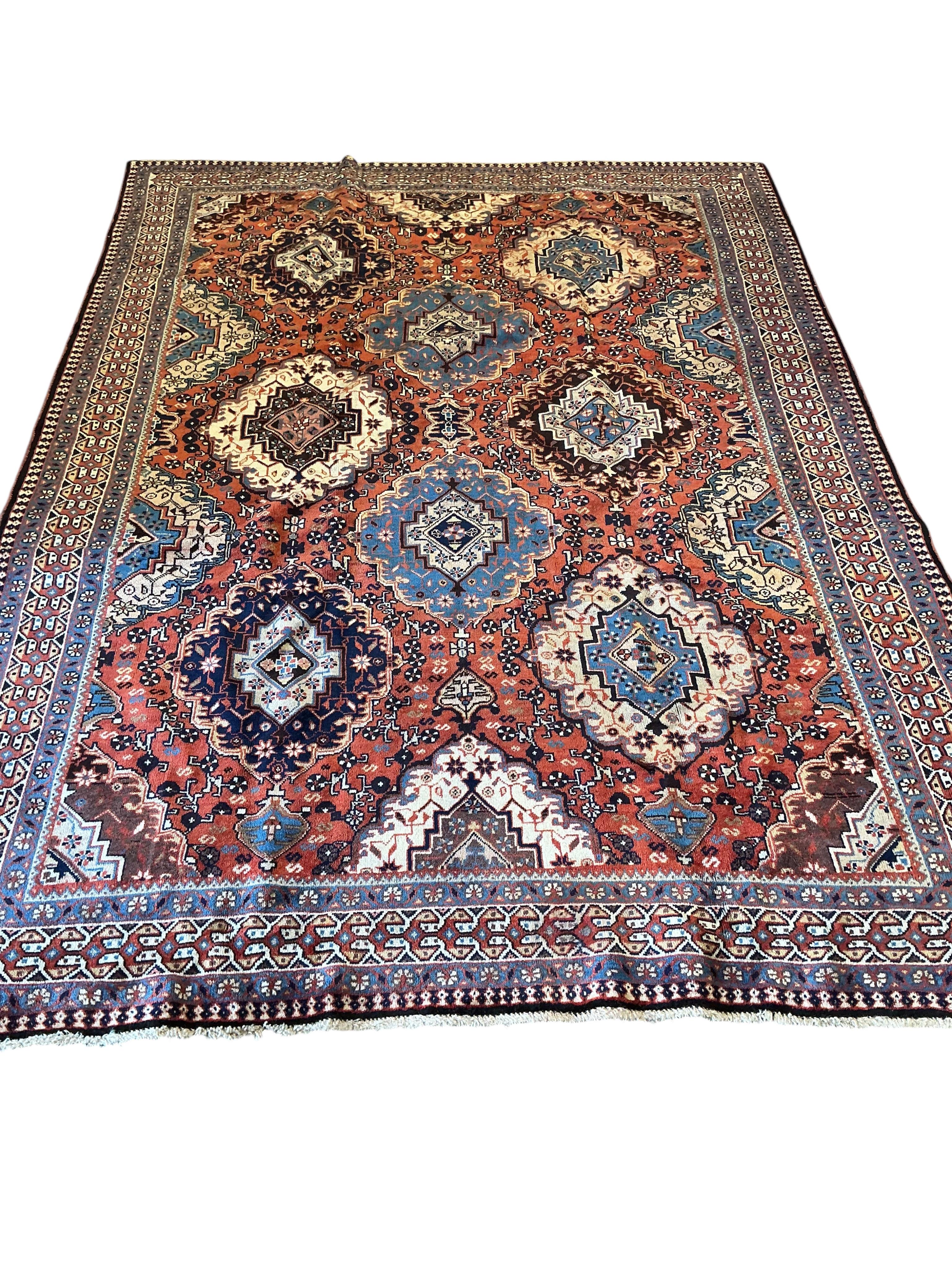 A Mahal red ground carpet, 300 x 217cm